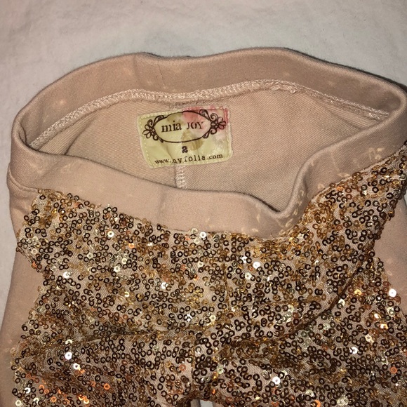 Joyfolie Mia Joy Sequin Leggings - Picture 2 of 4
